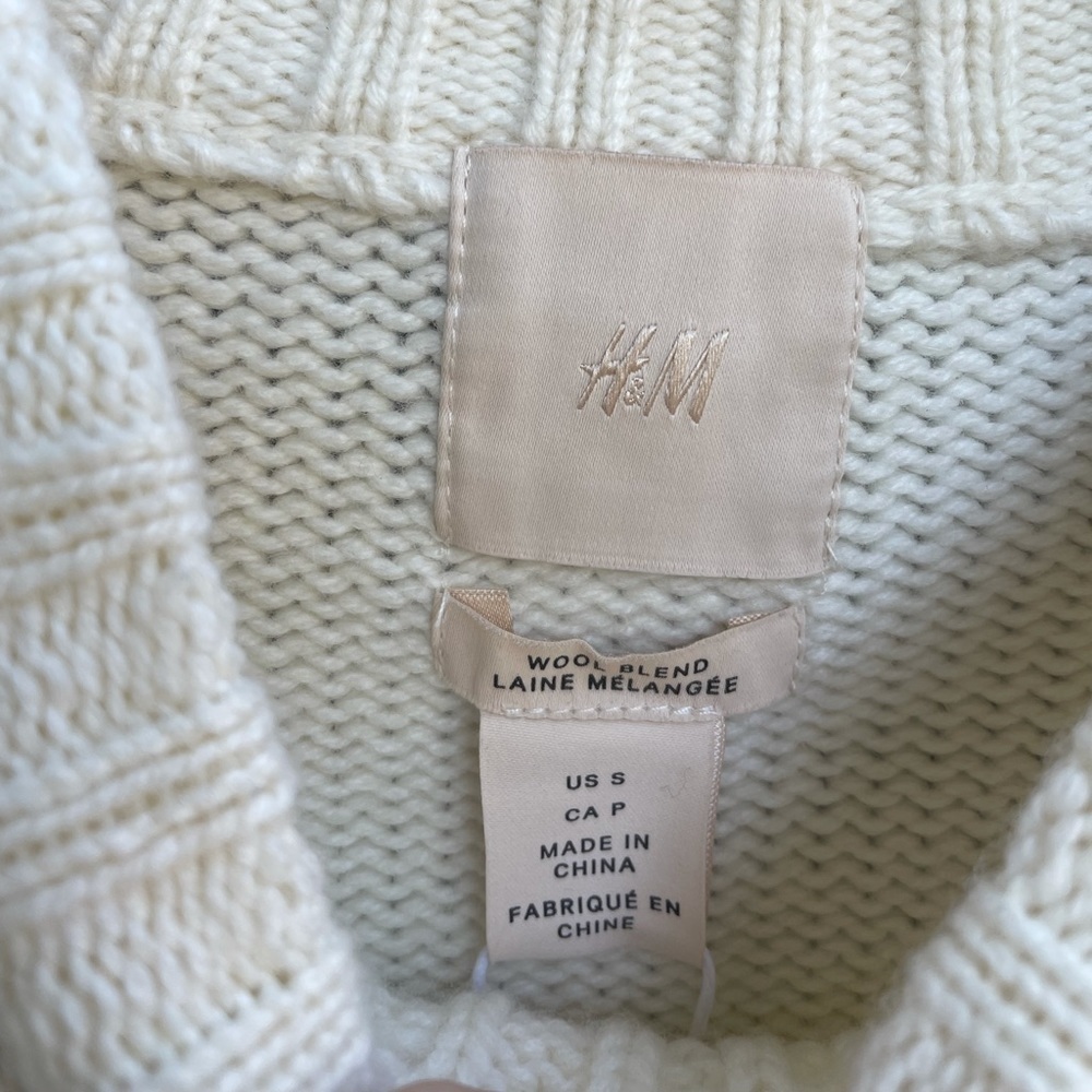 H&M Cable-knit Wool-blend Sweater - Picture 8 of 10